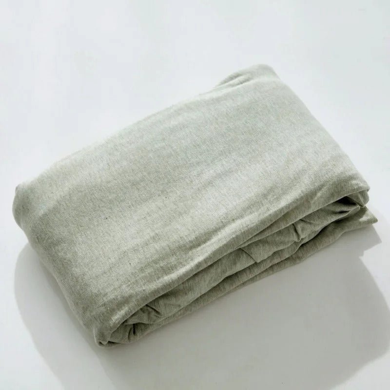 Draps housses jersey plié vert