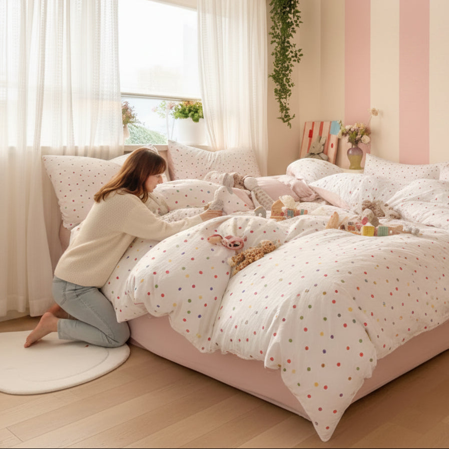 Housse de couette 150x200 avec une femme