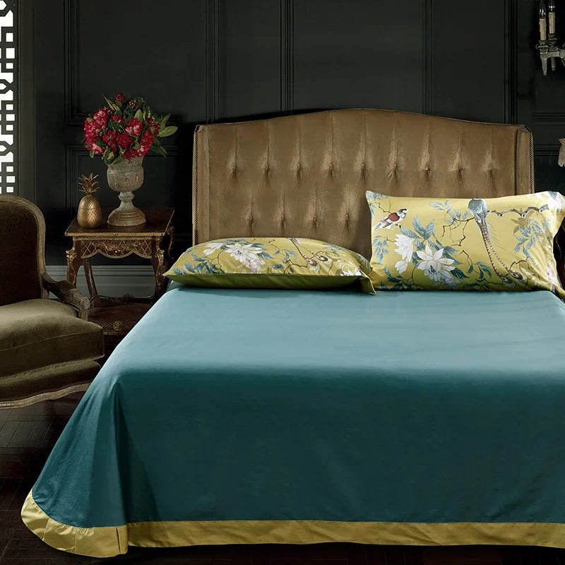 Housse de couette en satin de coton draps du dessous