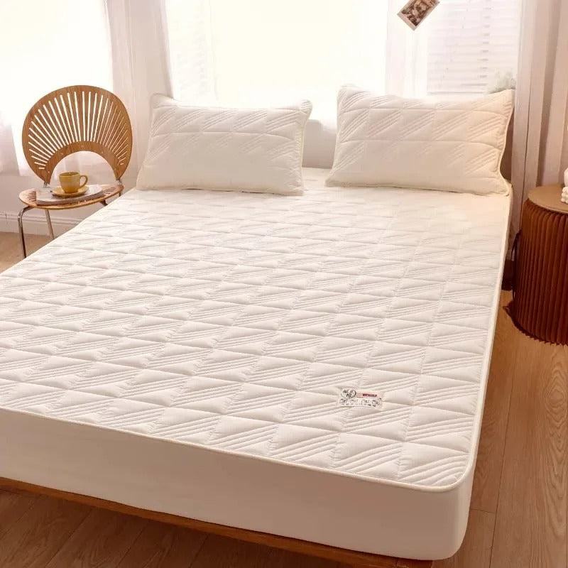 Alèse pour matelas de couleur beige