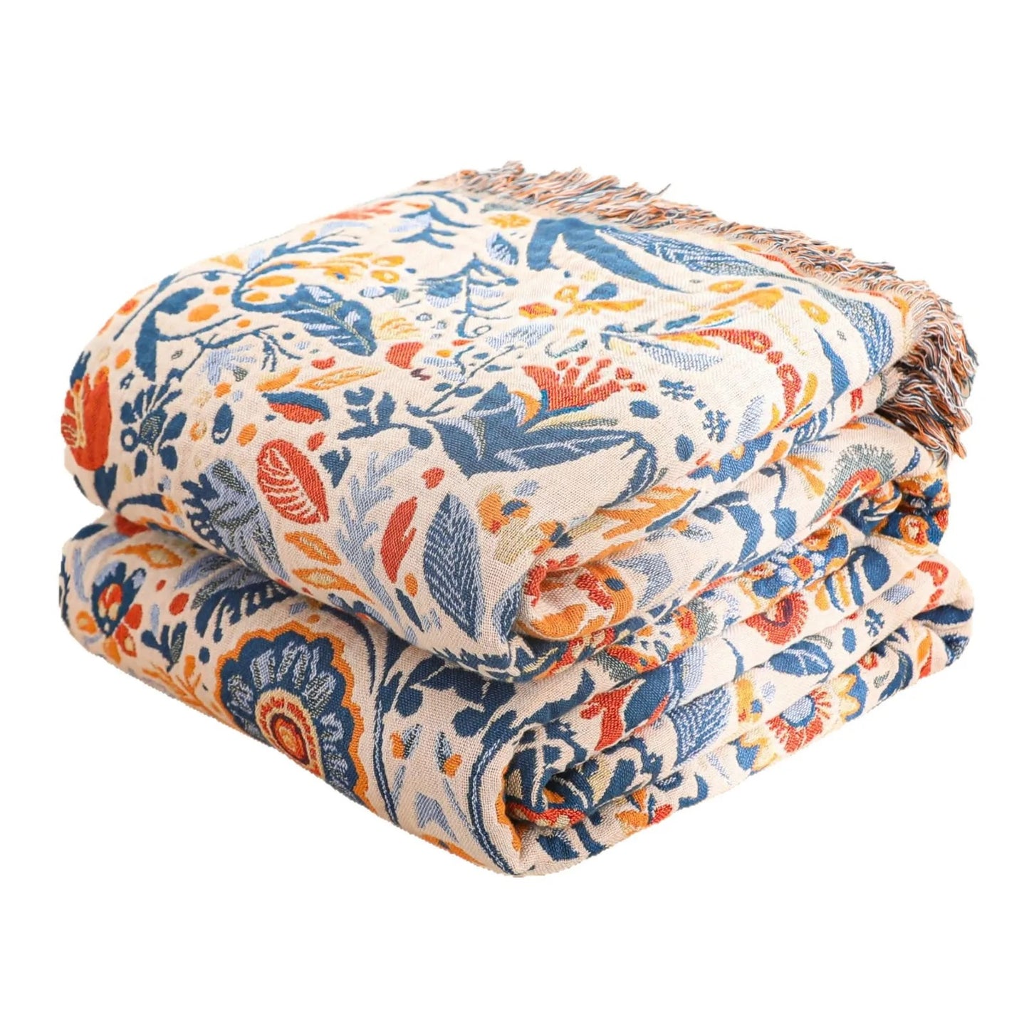 Couvre lits en coton | Bohème élégant