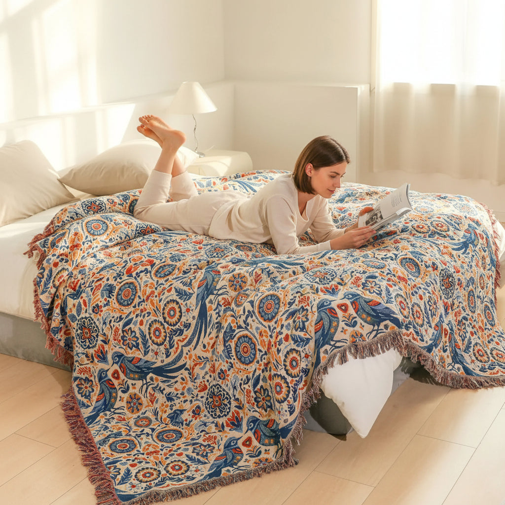 Couvre lits en coton