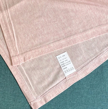 Drap en jersey rose coton