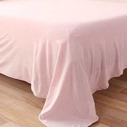 Drap en jersey rose vue de près