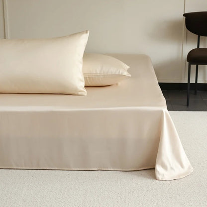 Draps en soie beige