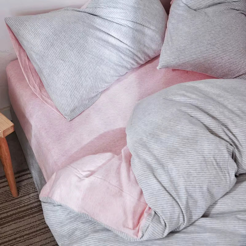Housse de couette 240x220 gris clair
