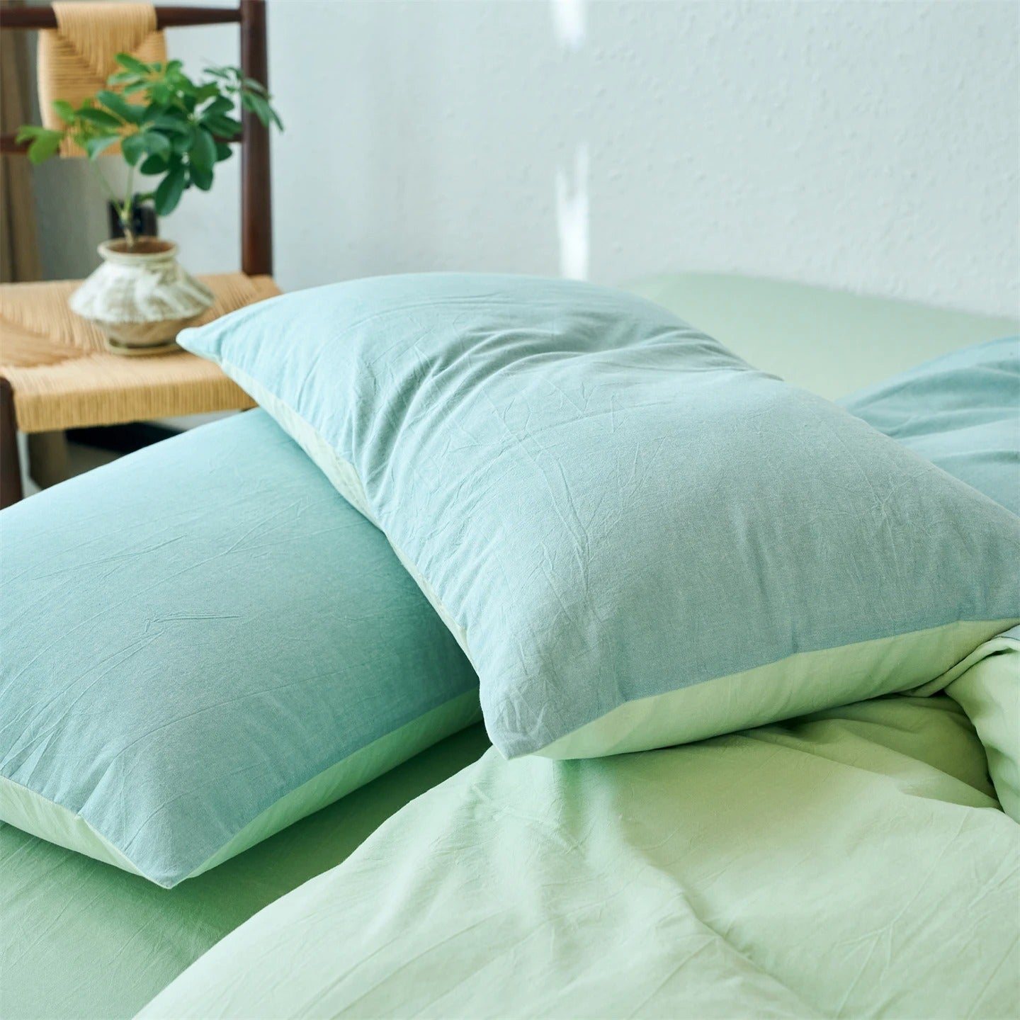 Housse de couette en coton percale | Confort respirant