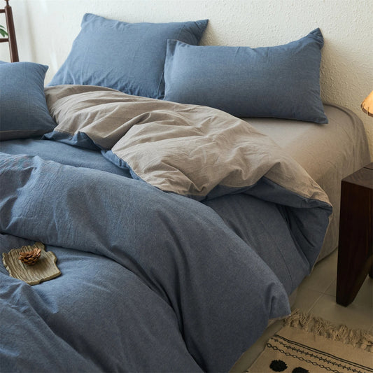 Housse de couette en coton percale | Confort respirant