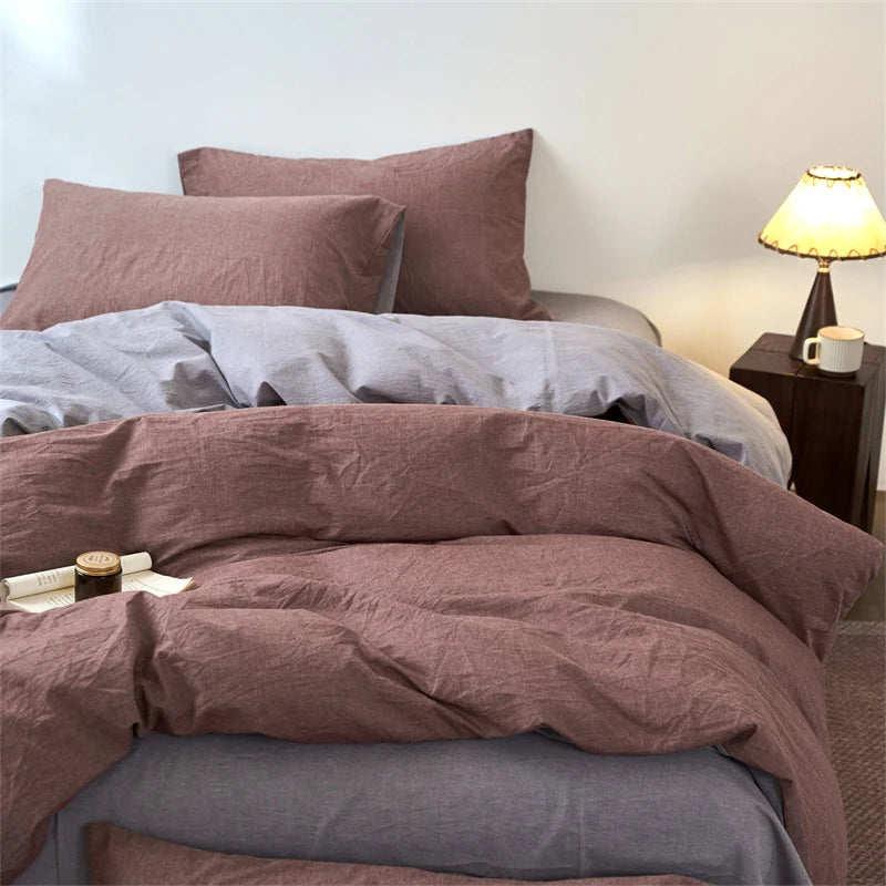 Housse de couette en coton percale | Confort respirant