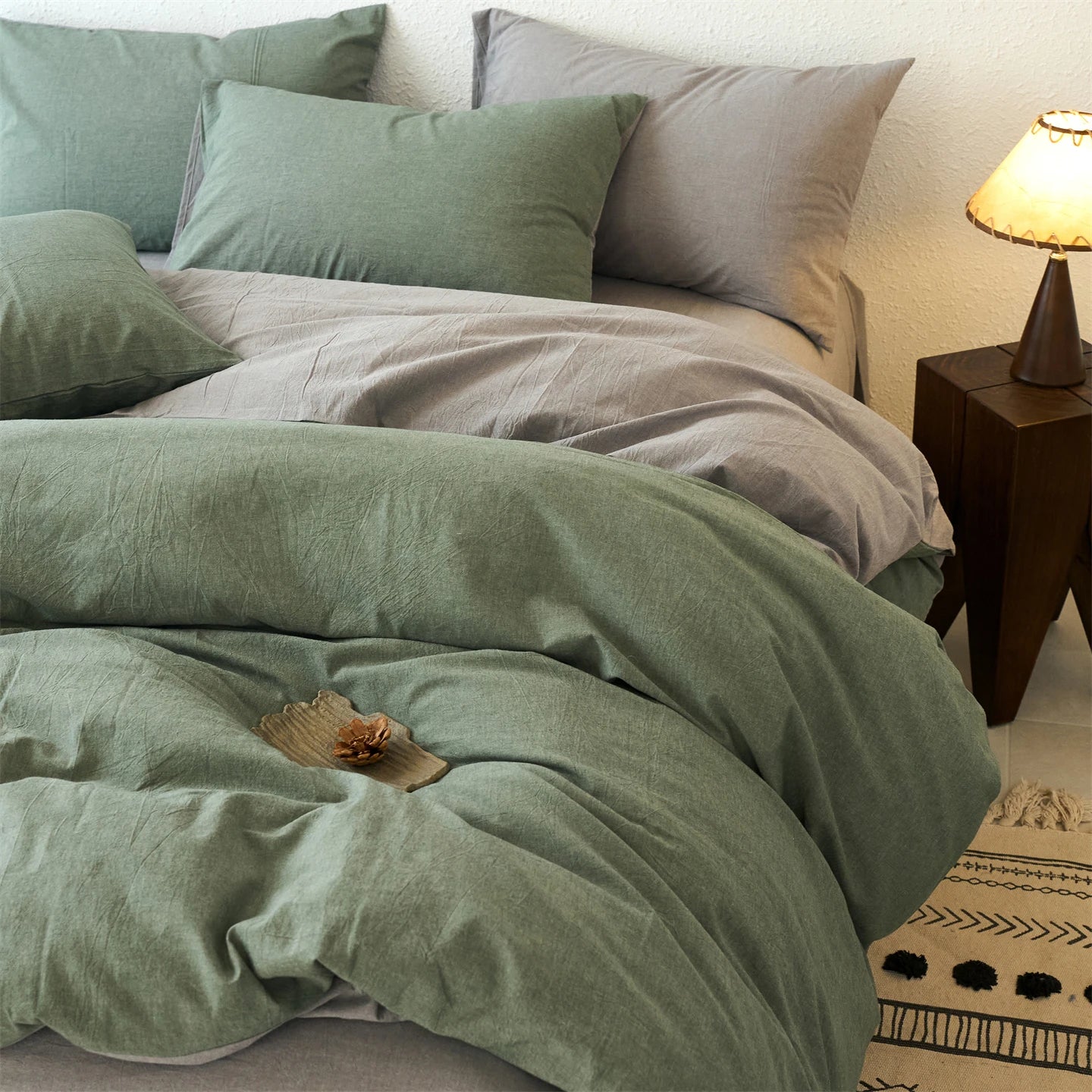 Housse de couette en coton percale | Confort respirant