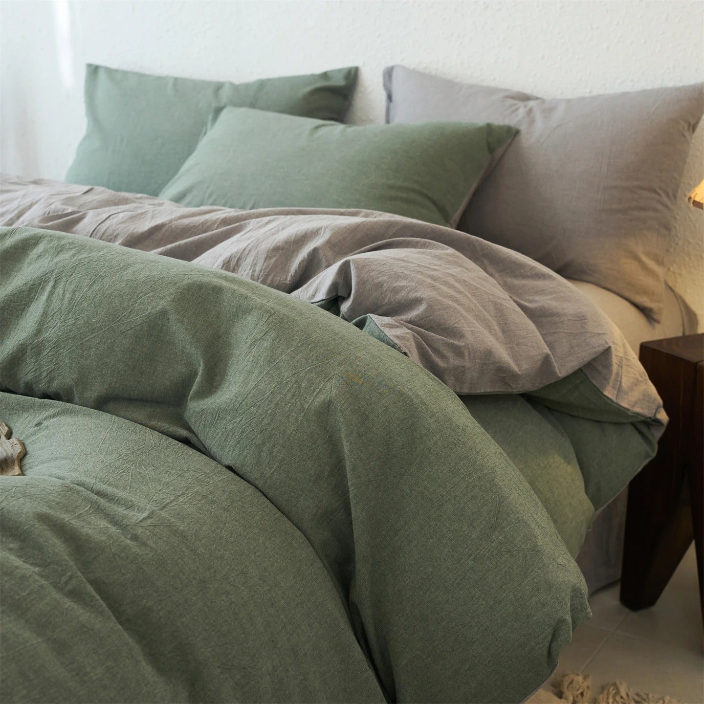 Housse de couette en coton percale | Confort respirant