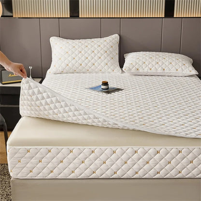 Housse de matelas 140x190 blanc
