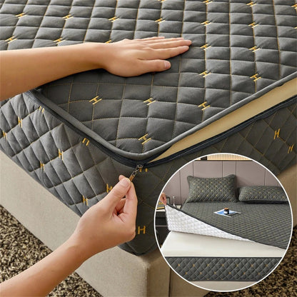 Housse de matelas 140x190 fermeture éclair