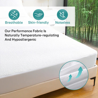 Housse de matelas 160x200 | Bambou Imperméable