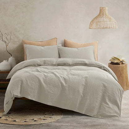 Housse de couette 240x220 blanc cassé