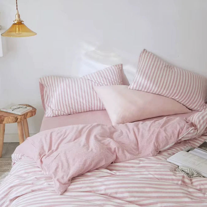 Housse de couette 240x220 rose