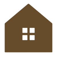 Logo maison caban marron