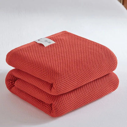 Plaid en coton | Gaufré respirant