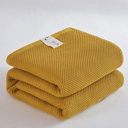 Plaid en coton | Gaufré respirant