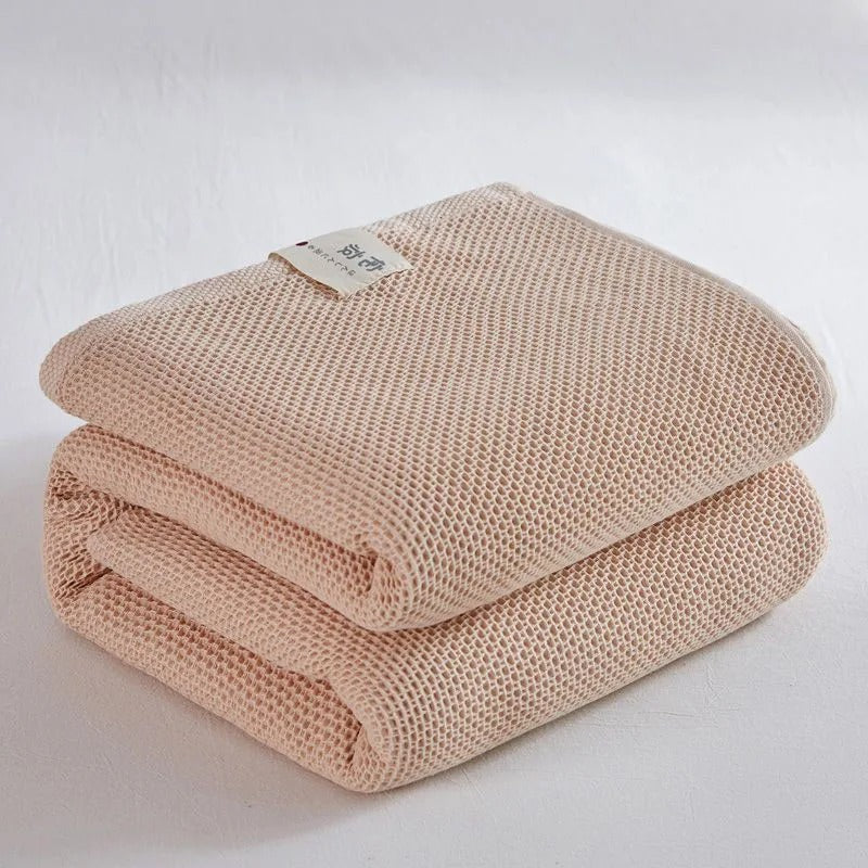 Plaid en coton | Gaufré respirant