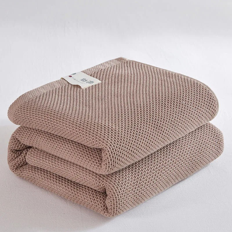 Plaid en coton | Gaufré respirant