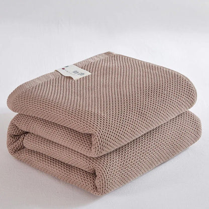 Plaid en coton | Gaufré respirant