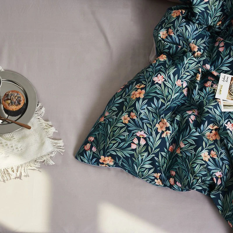 Housse de couette satin de coton | Douceur soyeuse