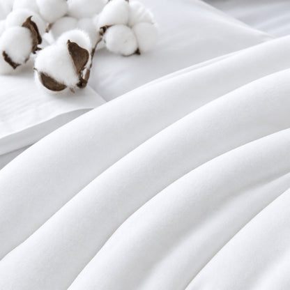 Couette en coton blanche