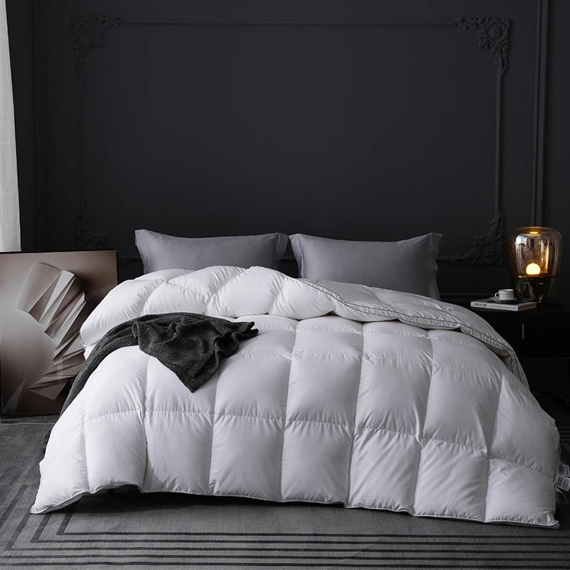 Couette en duvet blanche
