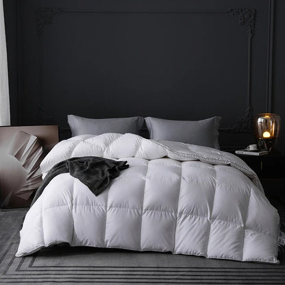 Couette en duvet blanche
