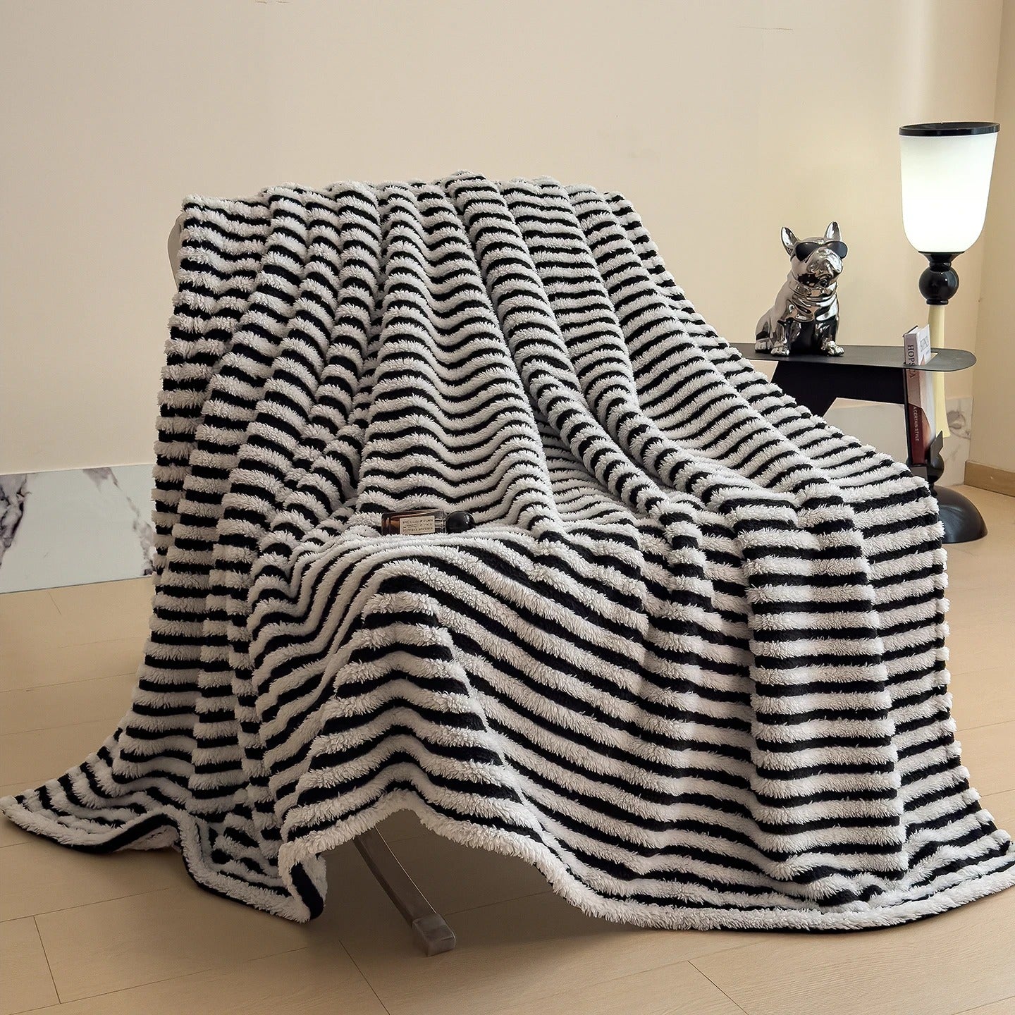Couverture polaire, décorative