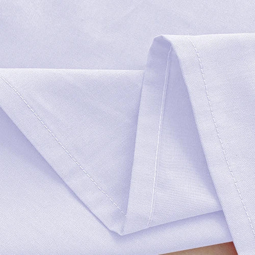 Drap en coton blanc détail