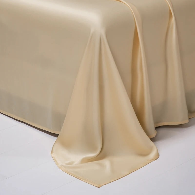 Drap en satin de coton chic en zoom