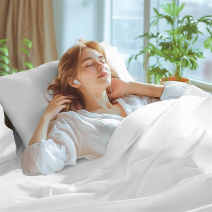 Drap en satin de coton moment de détente