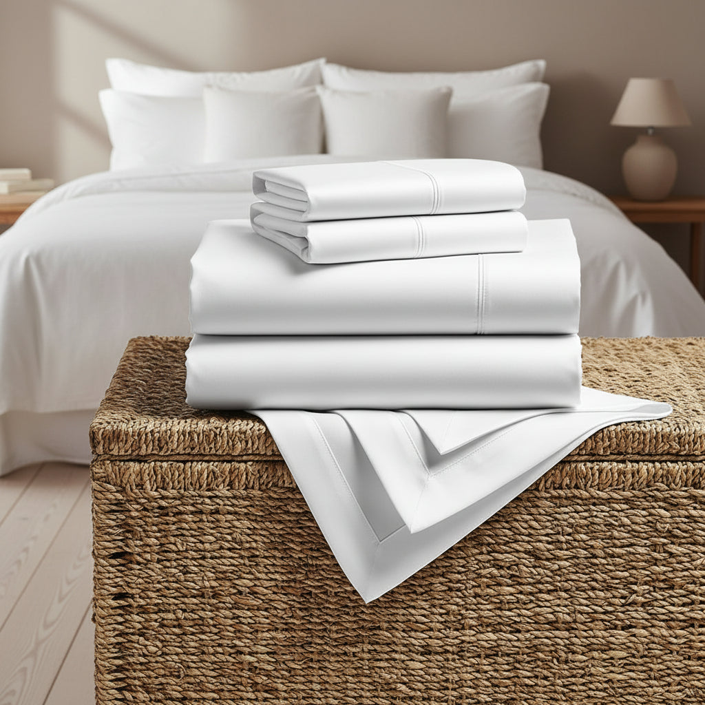 Drap en satin de coton
