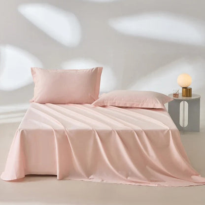 Drap en satin rose pâle