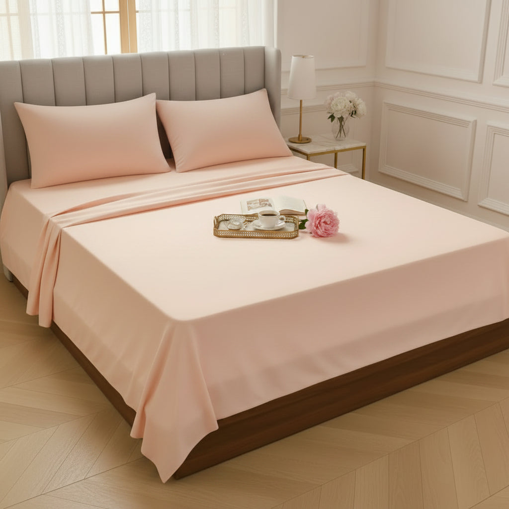 Drap plat rose clair
