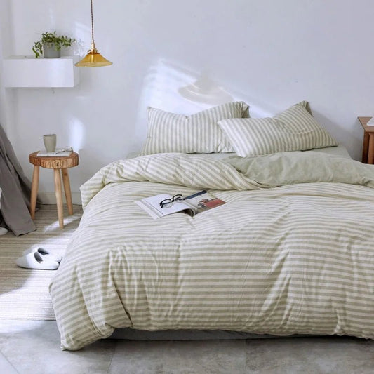 Draps housses jersey vert clair