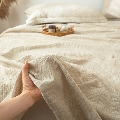 Draps plat naturel de luxe