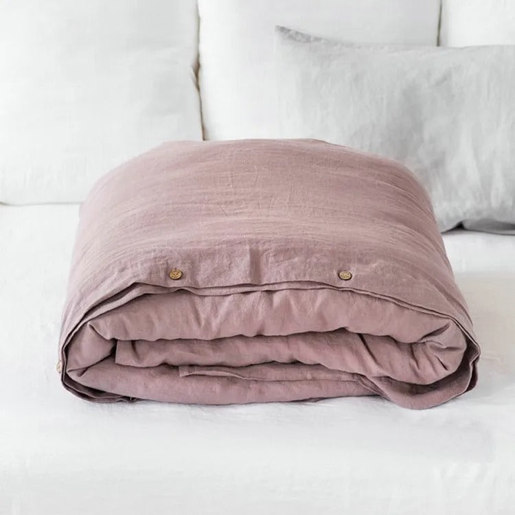Housse de couette 260x240 lin scandinave