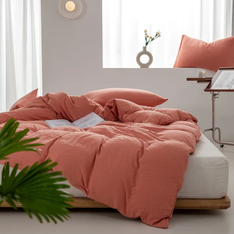 Housse de couette coton percale | Douceur respirante
