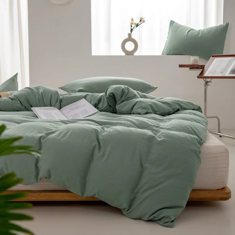Housse couette 140x200 | Coton Soyeux