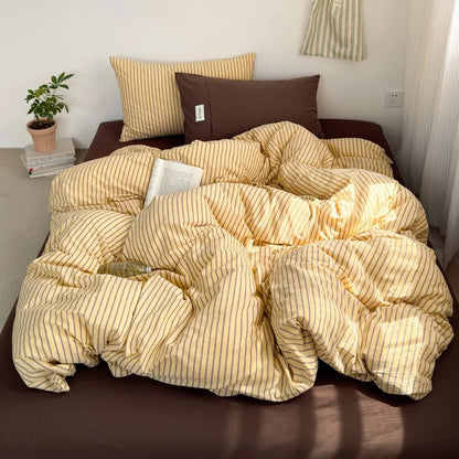 Housse de couette en 220x240 confortable en jersey