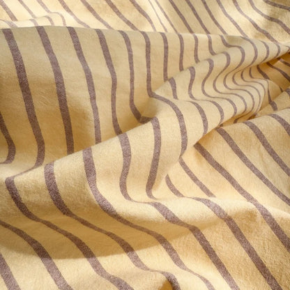 Housse de couette en 220x240 jaune en jersey zoom