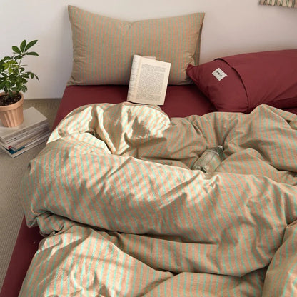 Housse de couette en 220x240 rose en jersey
