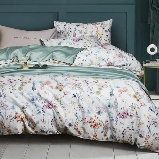 Housse de couette en satin de coton