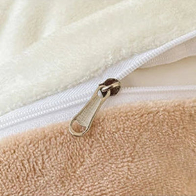 Housse de couette polaire zipper
