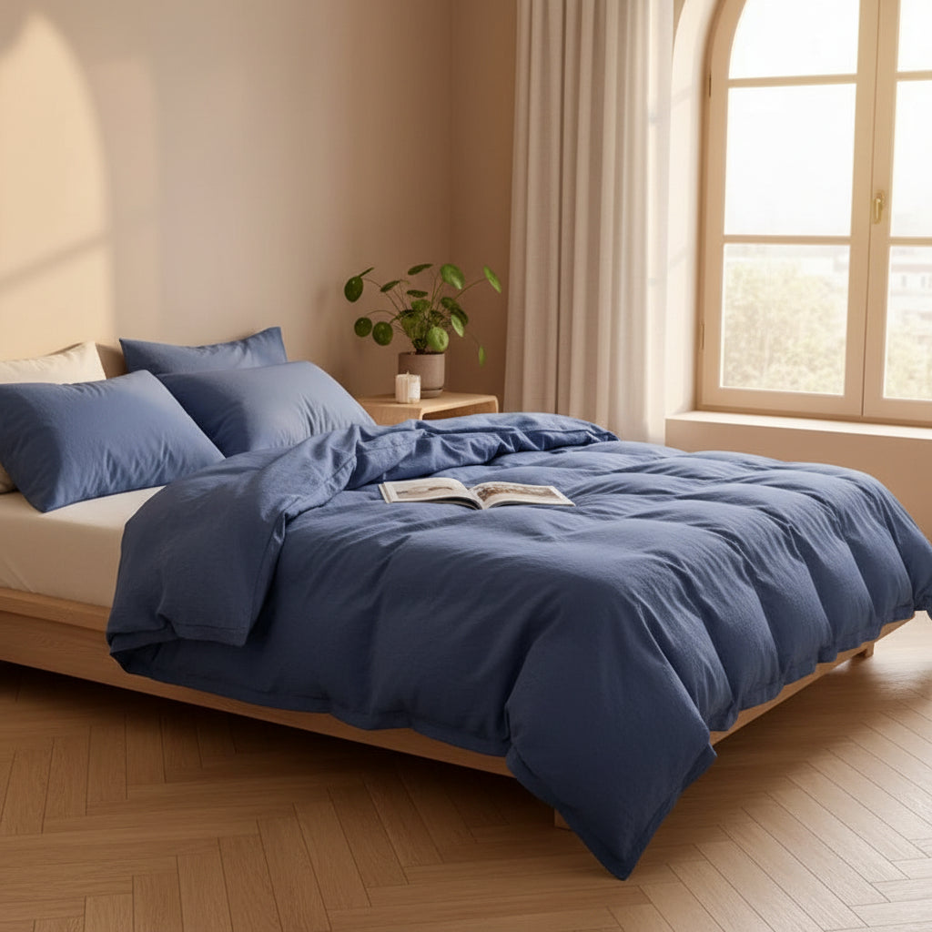 Housses de couettes 140x200 bleu
