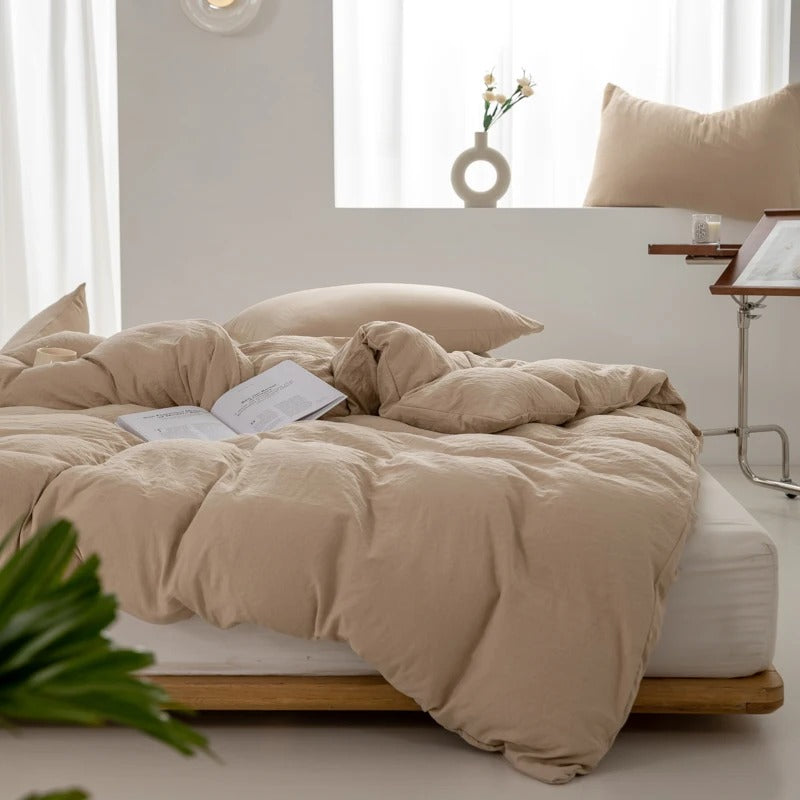 Housse couette 140x200 | Coton Soyeux