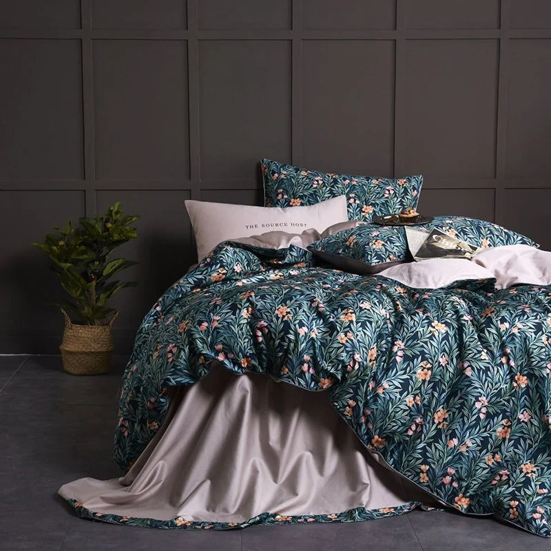 Housse de couette satin de coton | Douceur soyeuse